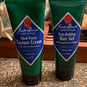 Jack black hair gel and texture cream